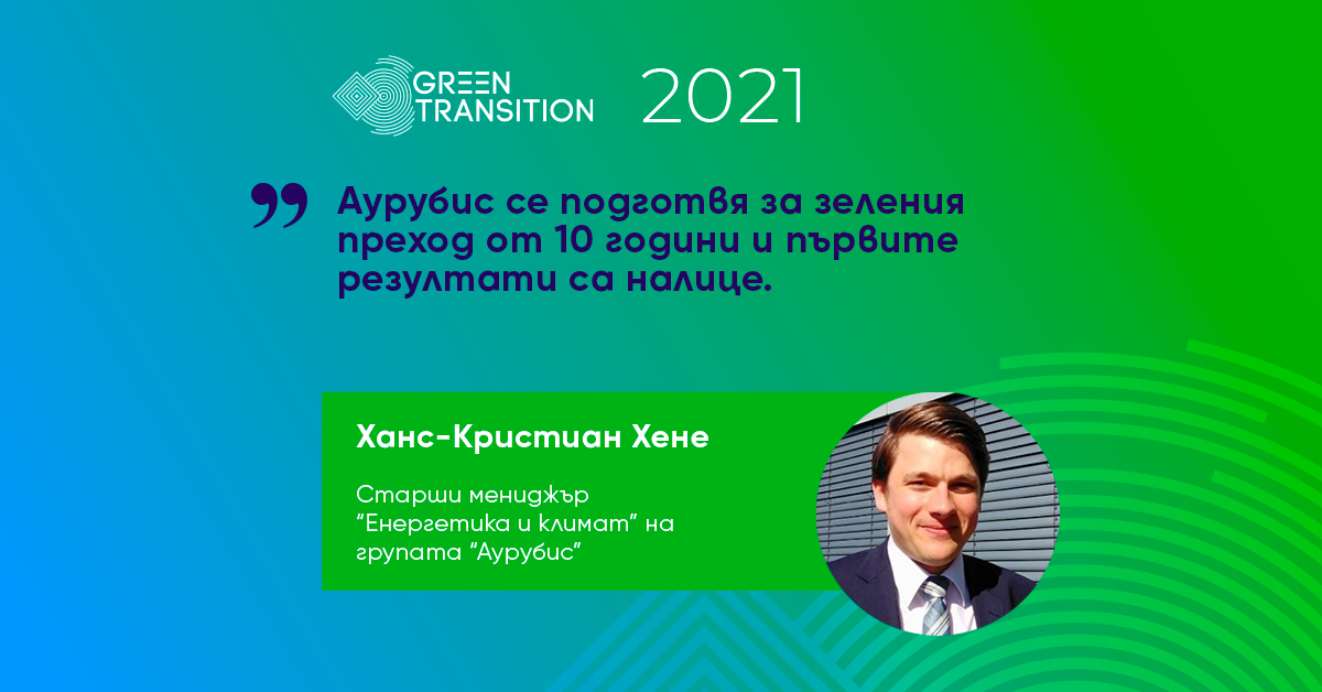 Аурубис – зелени производства и поглед към водорода